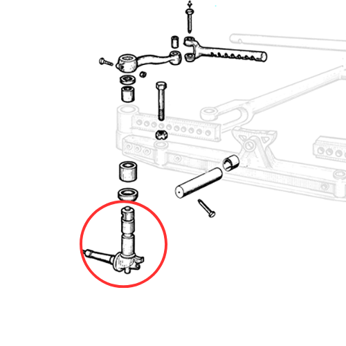 MANGUETA DERECHA Adaptable a EBRO S.55 / 48 / 160 - FORD MAJOR