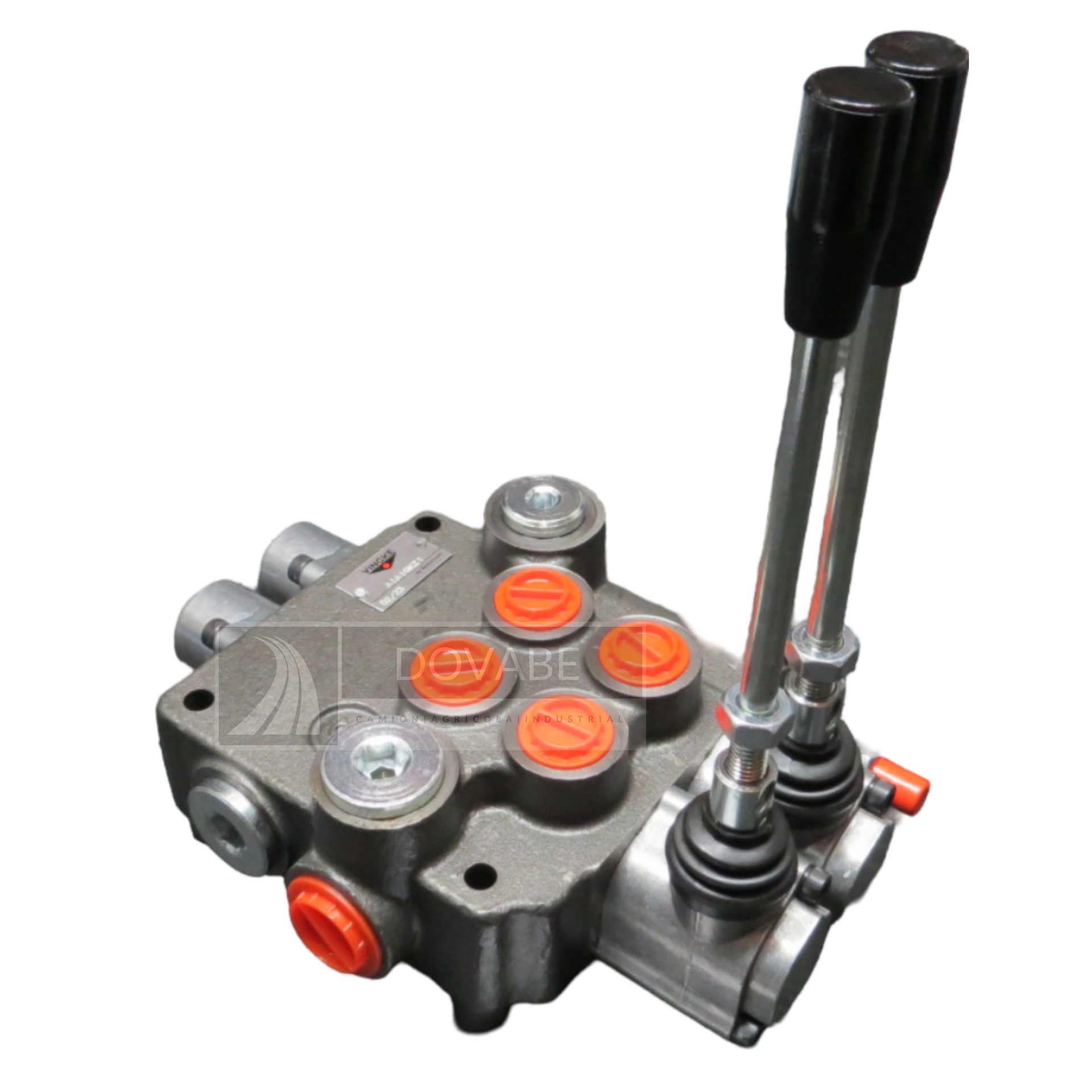 DISTRIBUIDOR MONOBLOC MANUAL 1/2 80L/M 2 PALANCAS