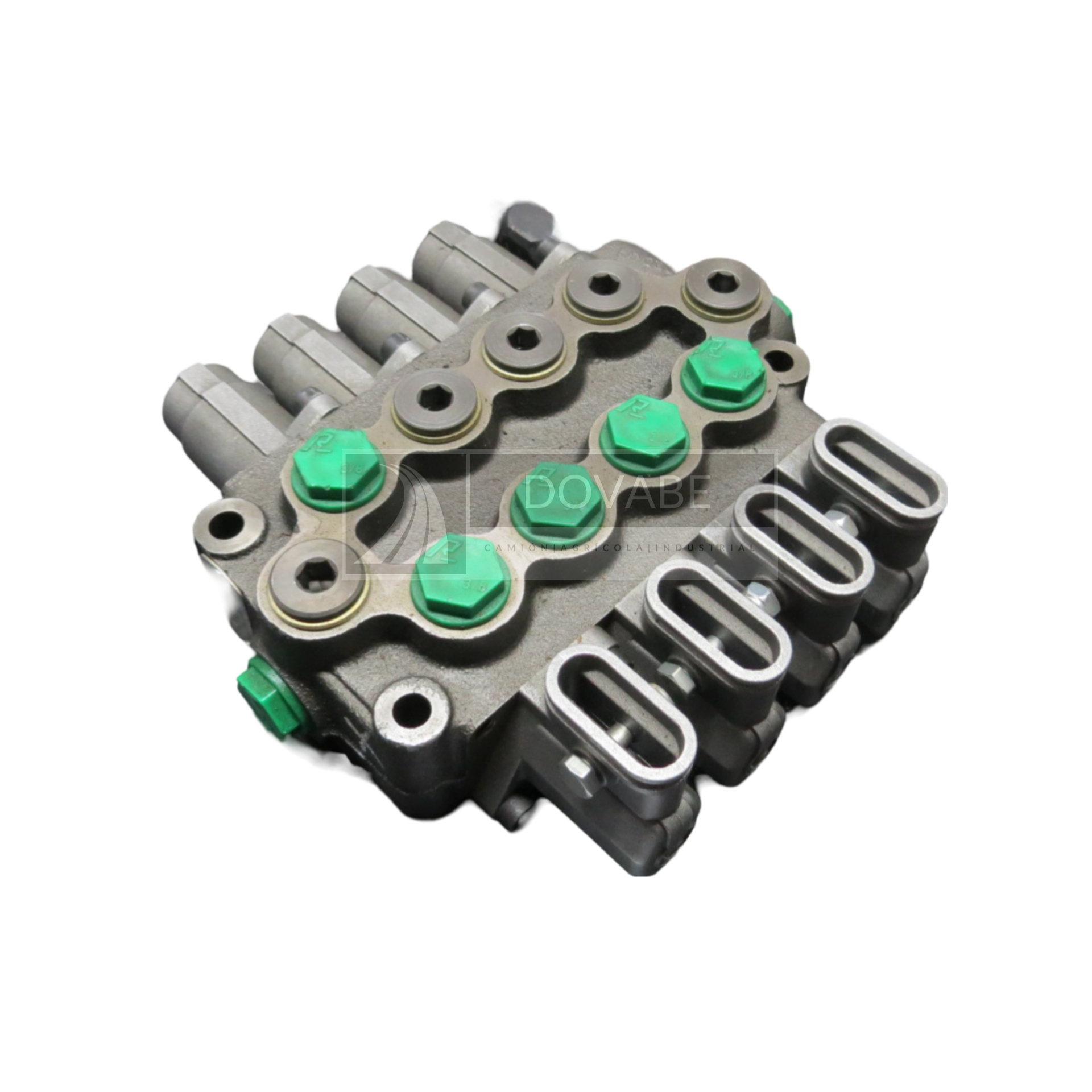 Distribuidor Monobloque 4 Palancas 3/8 G Paso libre Roquet 102N1PA12SSSD