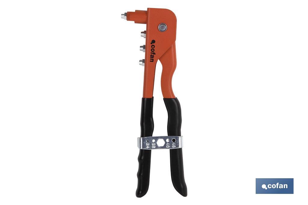 Remachadora Estándar Cofan para remaches desde Ø2,4 hasta Ø4,8 mm