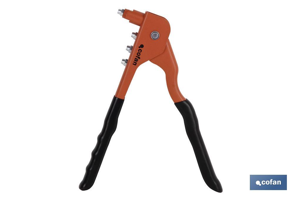 Remachadora Estándar Cofan para remaches desde Ø2,4 hasta Ø4,8 mm