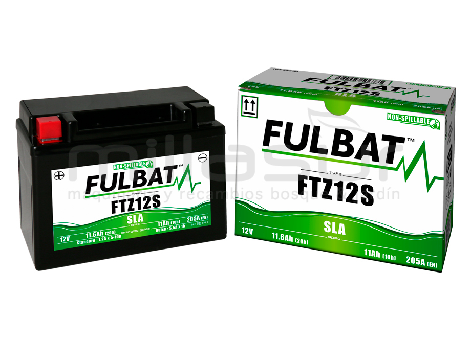 BATERIA MOTO FTZ12S 12V SLA 11 Ah (150 x 88 x 110) -DER.