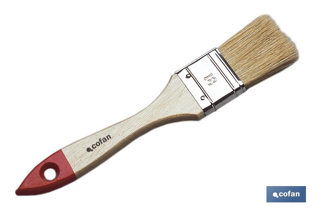 PALETINA TRIPLE 25MM MANGO MADERA Nº 12