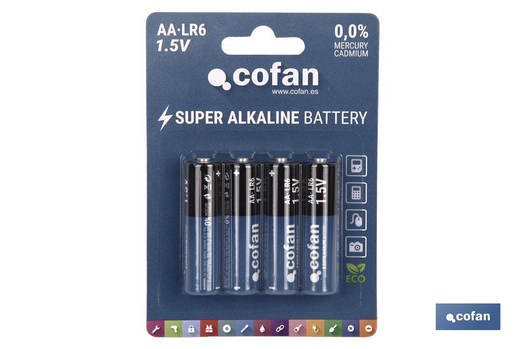 BLISTER 4 BATERIAS ALKALINA PLUS LR6/AA