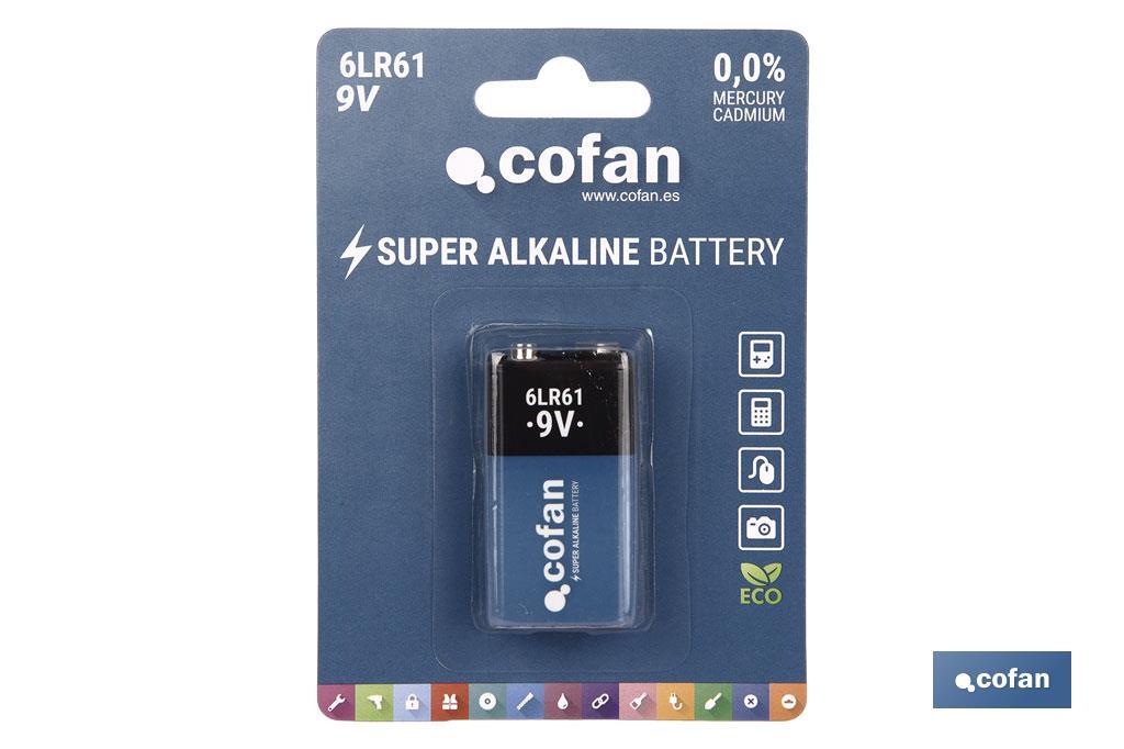 BLISTER 1 BATERIA ALKALINA 6LR61/9V