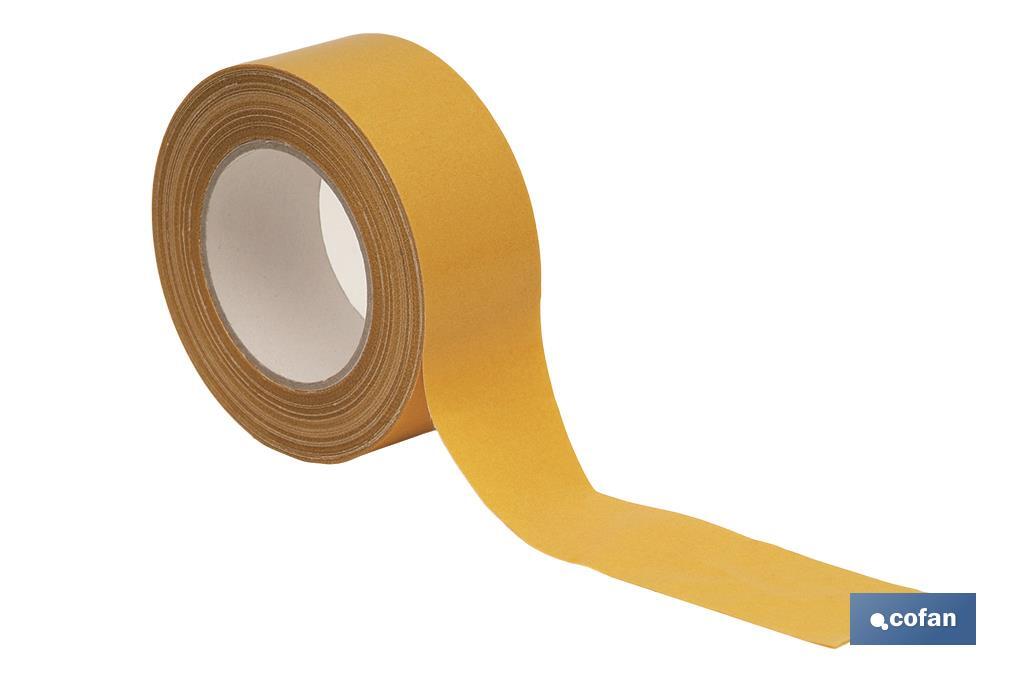 CINTA DOBLE CARA 25MTS X 25MM