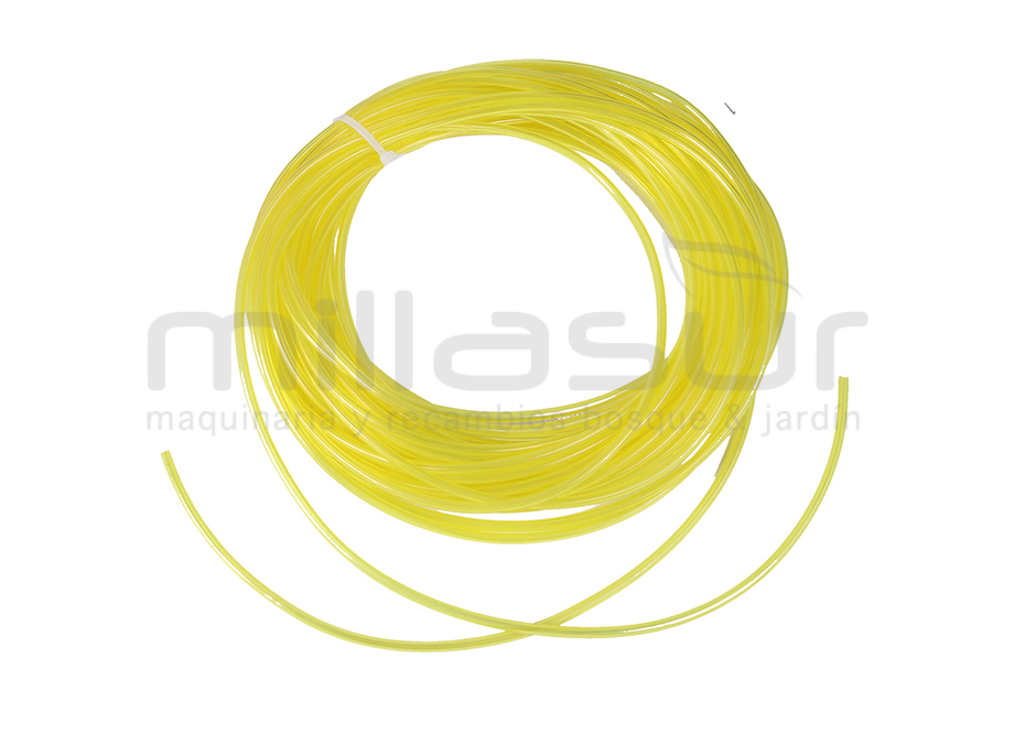 TUBO GASOLINA AMARILLO ECO (int. 2,4 - ext. 4,8) (METRO)