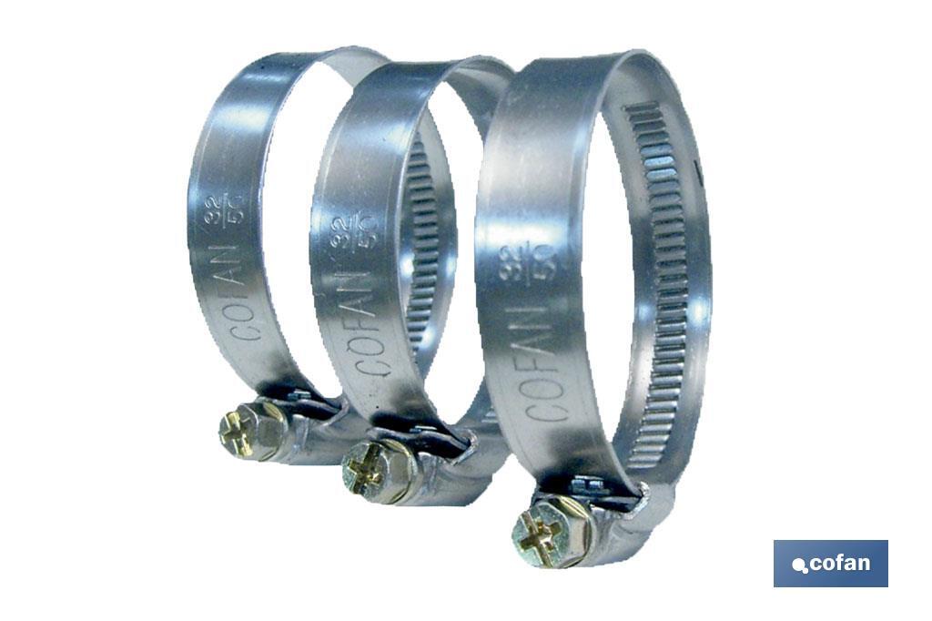 ABRAZADERA METÁLICA BANDA 9 MM 60-80
