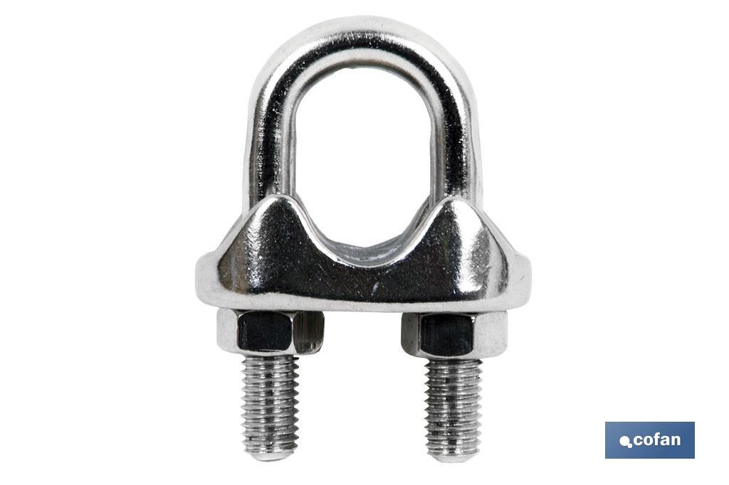 SUJETACABLES DIN-741 INOX A-2 M-5