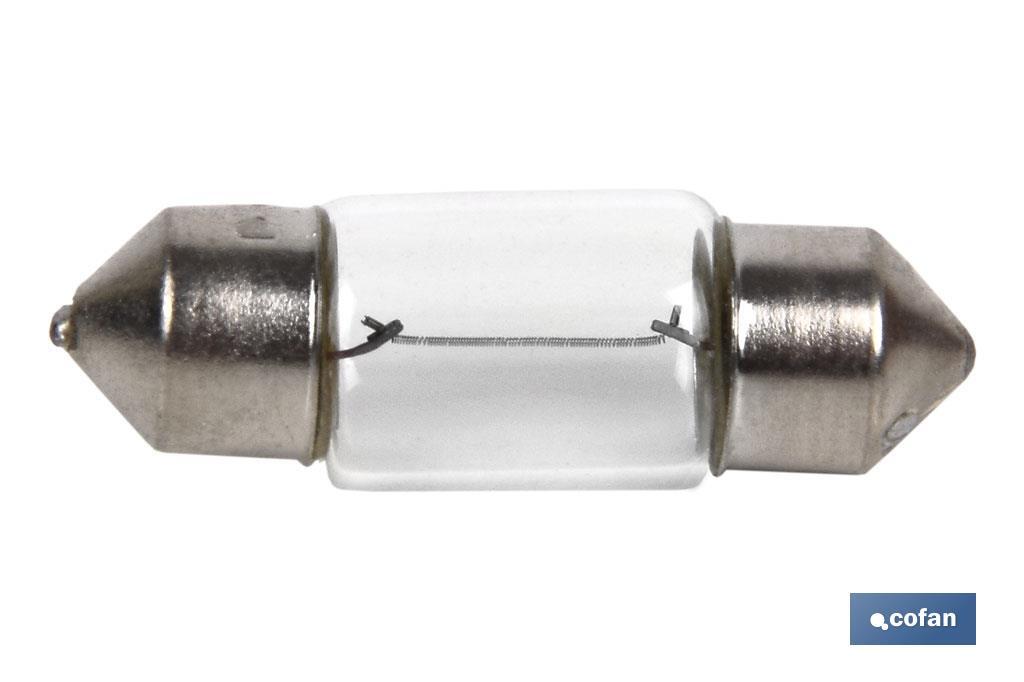 LÁMPARA PLAFONIER C10W (11X31mm) 12V