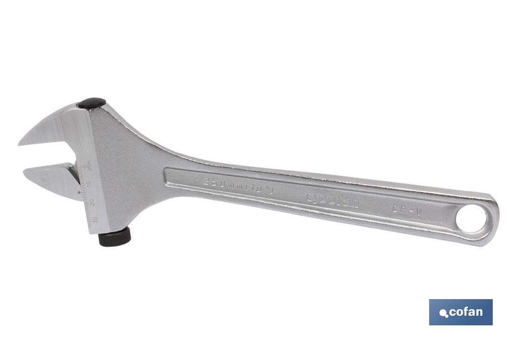 LLAVE AJUSTABLE MOLETA LATERAL 8 &quot;