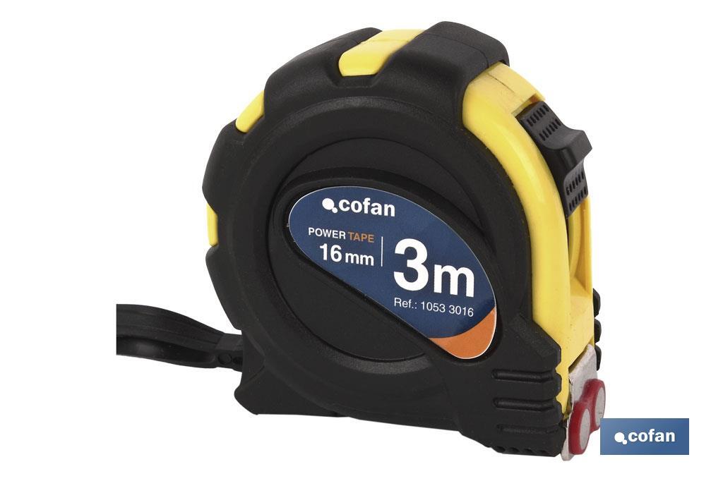FLEXÓMETRO MAGNÉTICO 16MM X 3MTS