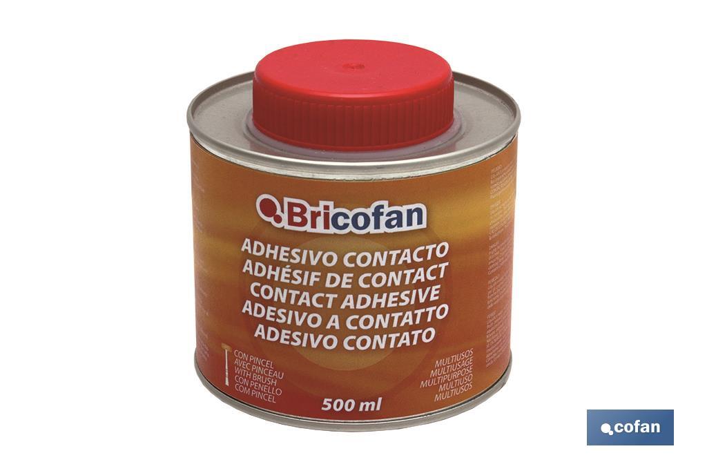 BOTE ADHESIVO CONTACTO BRICOFAN C/PINCEL (500ML)