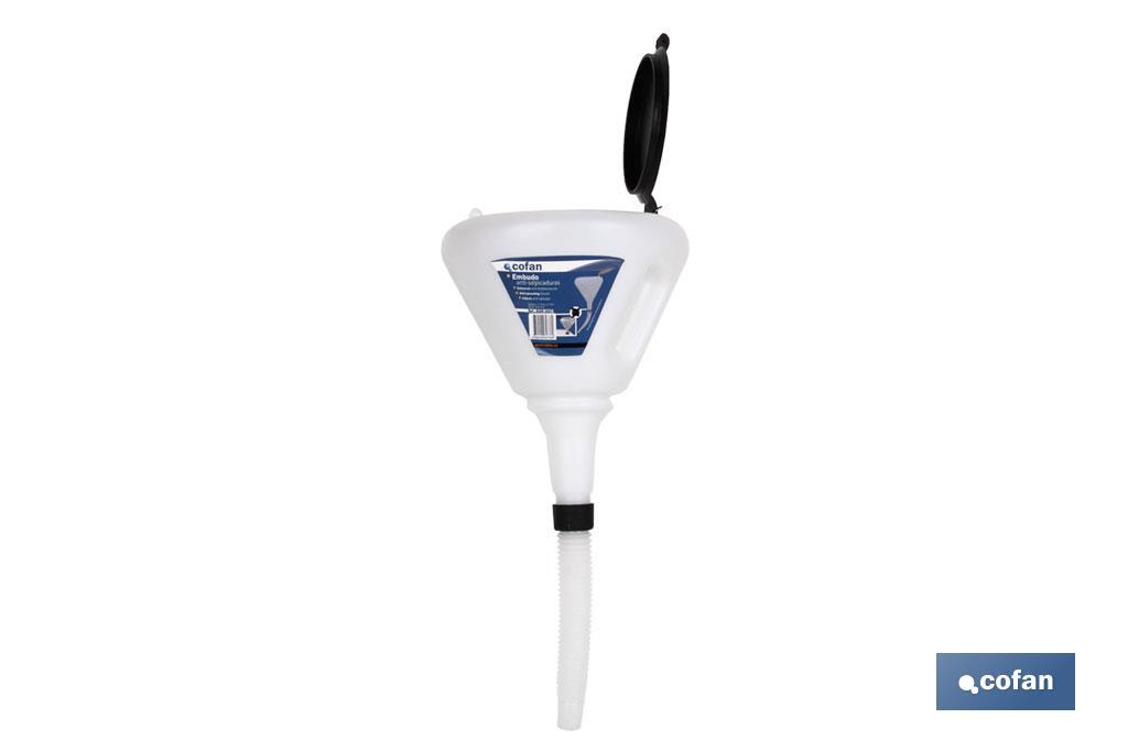 EMBUDO ANTI-SALPICADURAS 9 - 1/2&quot; - 3 LTS.