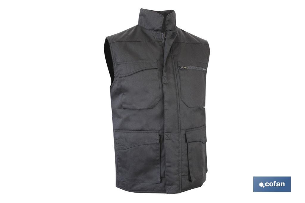CHALECO MULTIBOLS. ACOLCHADO &quot;COLT&quot; 245gms/m NEGRO T-M