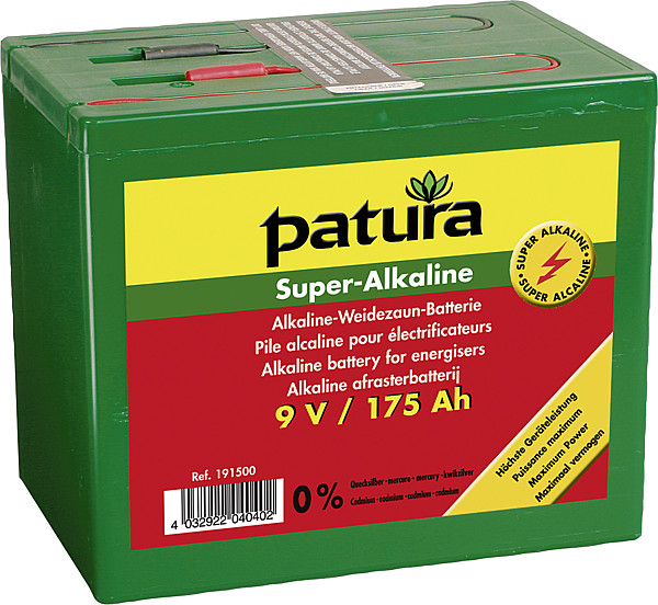 BATERÍA 9V SUPER ALCALINA 55 AH PATURA