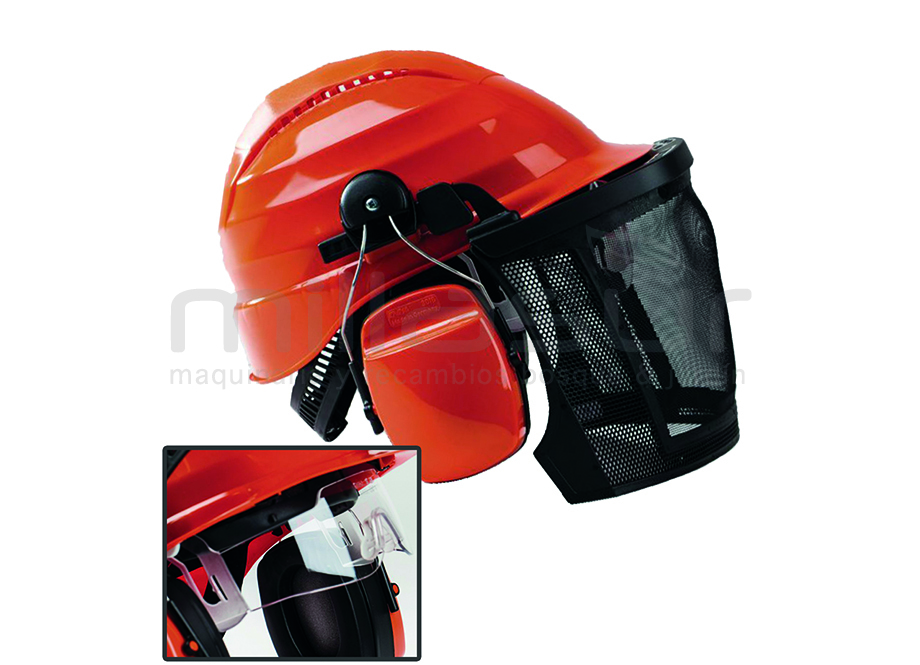 CASCO COMPLETO PROTECCIÓN PRO C/ GAFAS