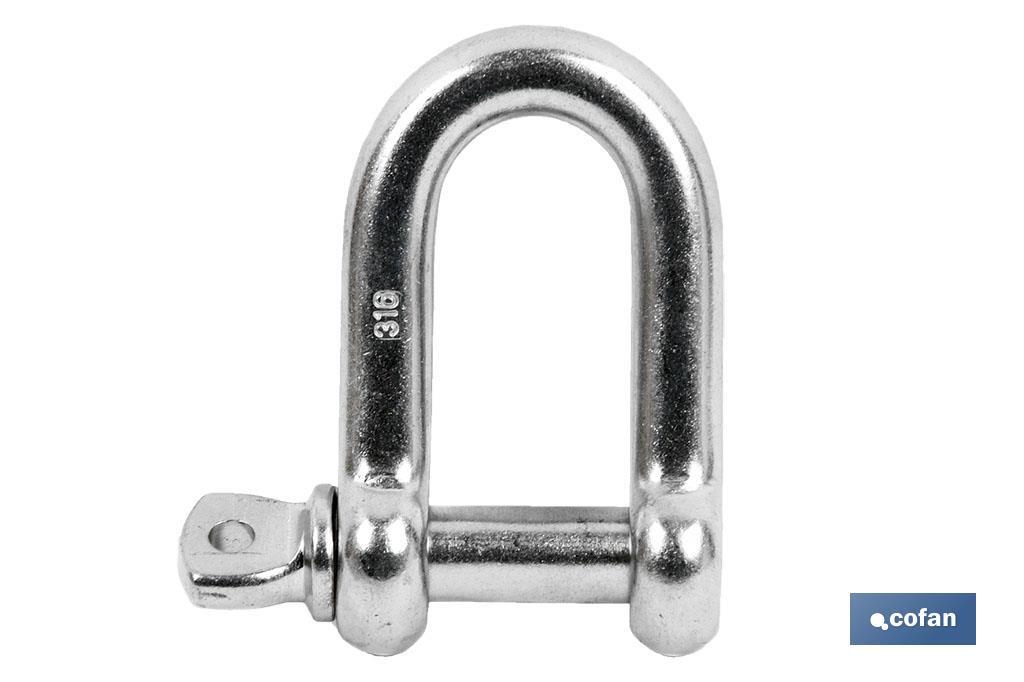 GRILLETE RECTO M-14 GALVANIZADO