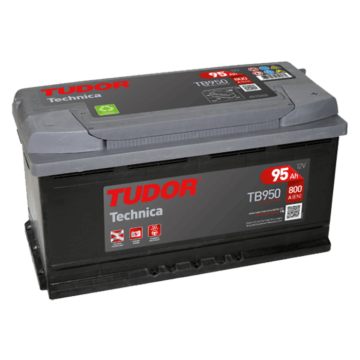 BATERÍA TUDOR TECHNICA 95AH 800EN 353X175X190 TB950