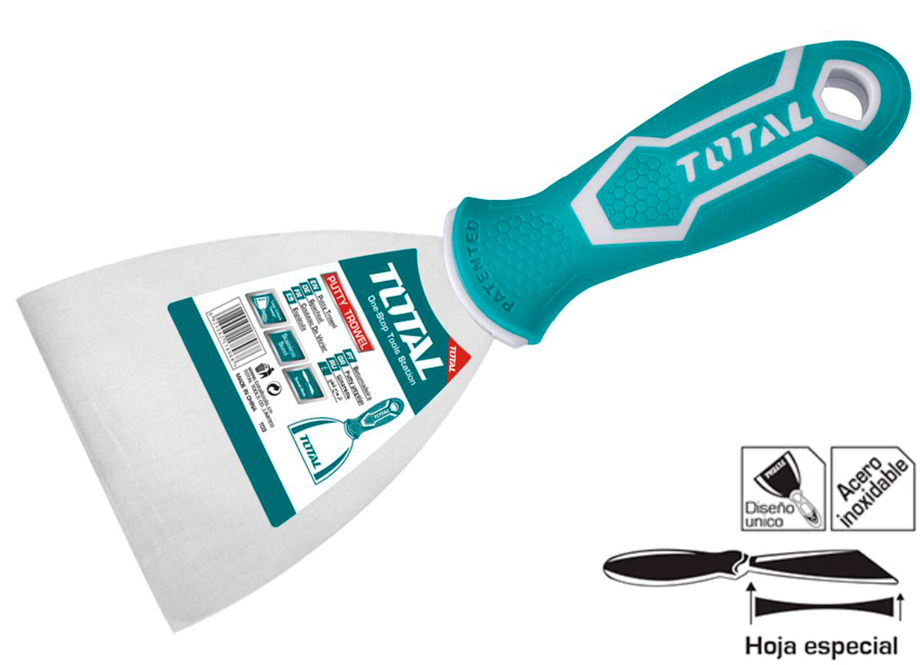ESPATULA 100mm ACERO INOXIDABLE - TOTAL TOOLS