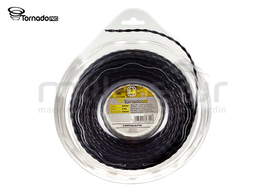 NYLON TRENZADO TORNADO PRO DISPENSER 2.4mm x 70m
