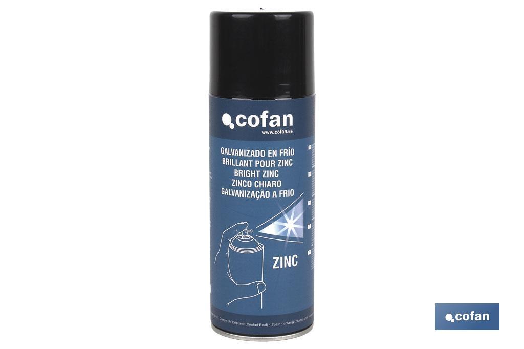 SPRAY GALVANIZADO BRILLO EN FRIO 400ML