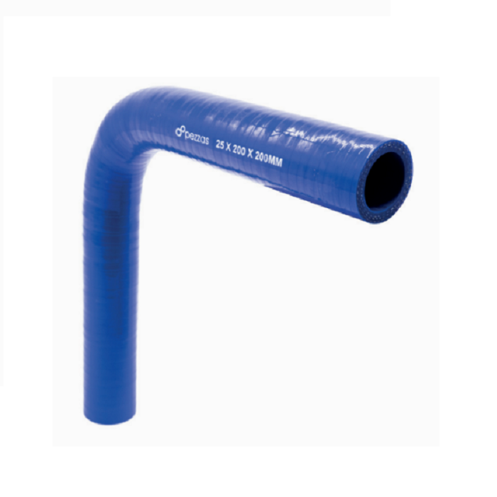 CODO 90º SILICONA 35x200x200mm