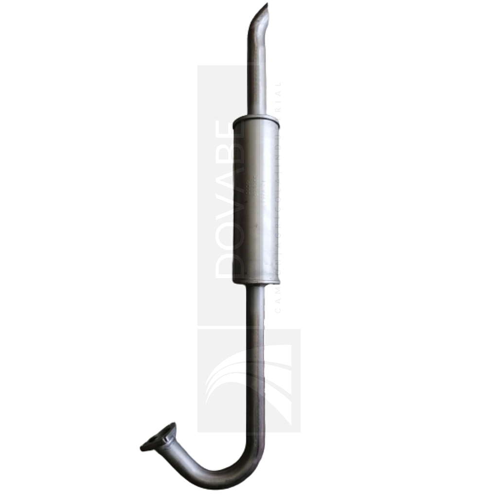 SILENCIOSO EBRO VERTICAL PINTADO NEGRO (AMARRE 3 TORNILLOS) REF. ST165