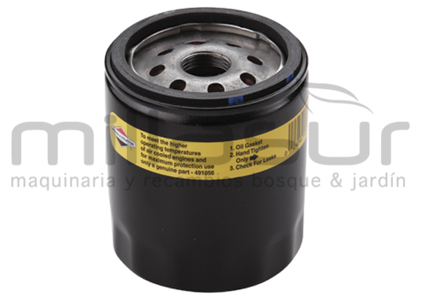 FILTRO DE ACEITE BRIGGS &amp; STRATTON REF. 491056 (OEM)