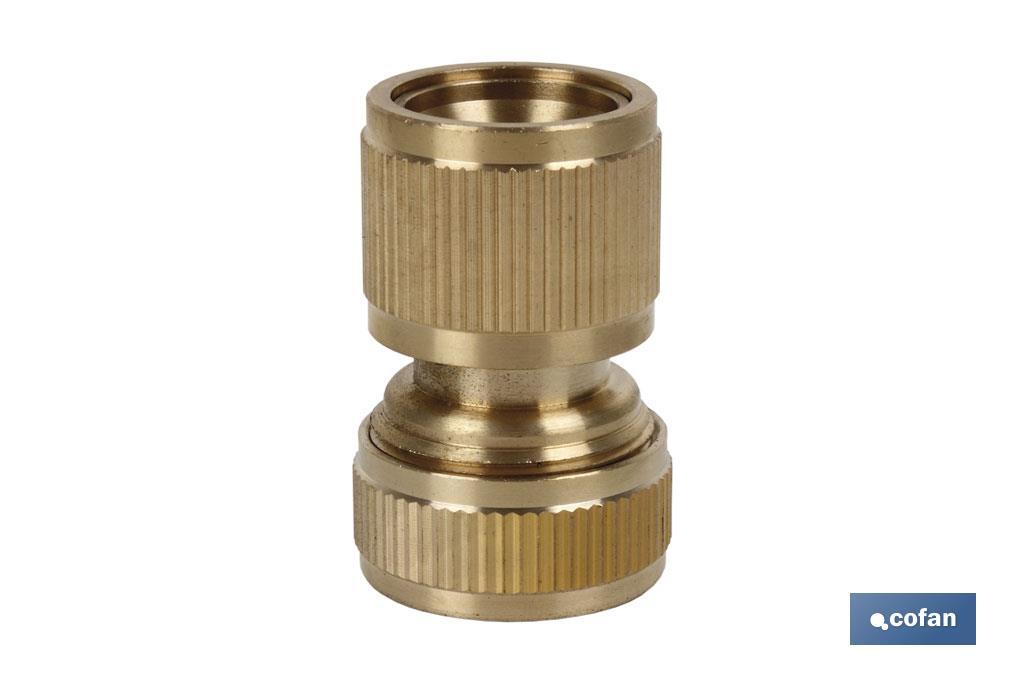 CONECTOR MANGUERA LATÓN 1/2&quot;- 5/8&quot;