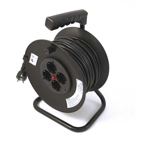 ALARGADOR ENROLLACABLE 4 TOMAS 3x1.5mm. 50 Mts.