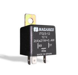 RELE INTERMITENCIA ELECTRONICA MINI 12 V. CON SOPORTE MAHLE MFL16