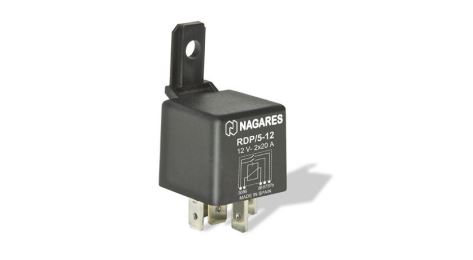 RELE POLIVALENTE. 2 x 20 A. 12 V. RELE INTERMITENCIA MAHLE MR8