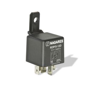 RELE POLIVALENTE. 2X20 A. 12 V. DOBLE SALIDA MAHLE MR9
