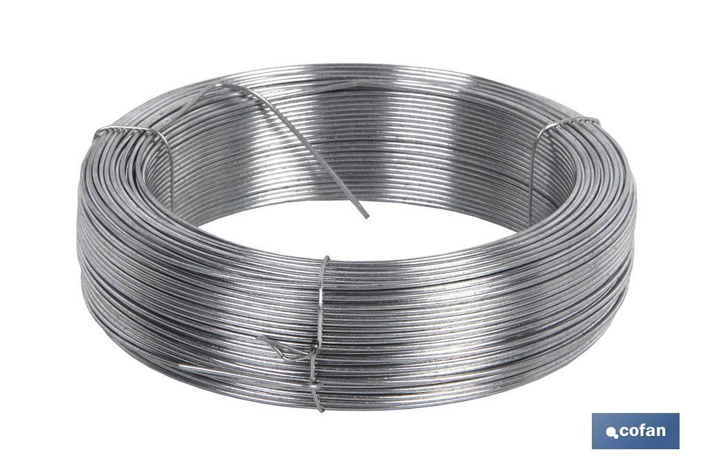 ROLLO ALAMBRE GALVANIZADO 1KG (2.2mm x 33m) Nº 14
