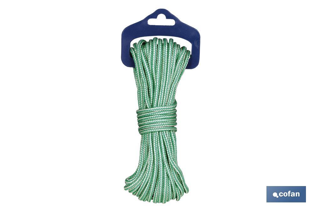 Cordón Trenzado Polipropileno en Blíster 5mm 15M