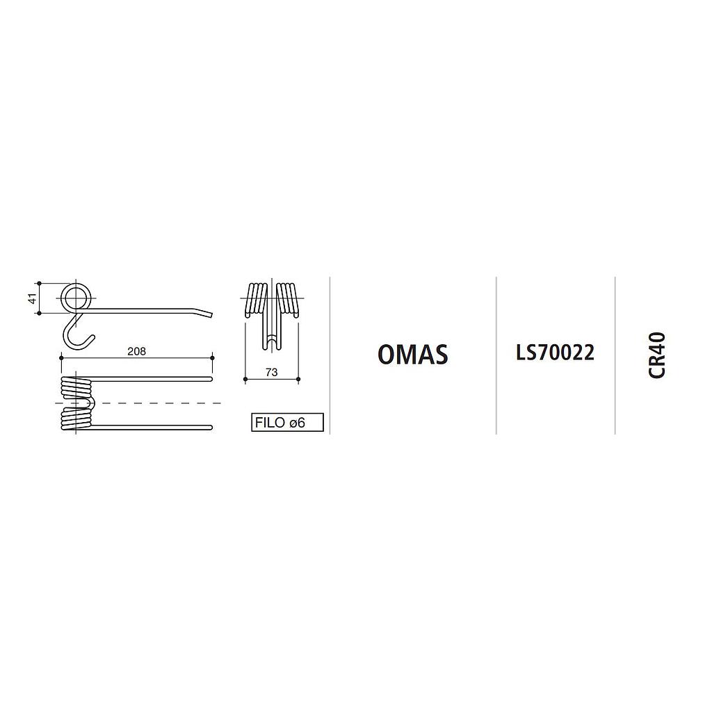 MUELLE AUTOCARGADOR OMAS LS70022
