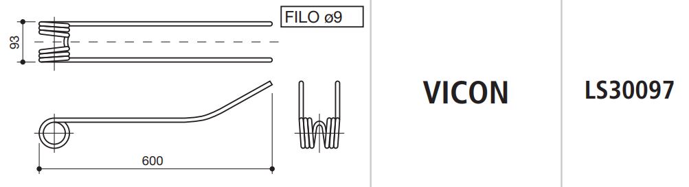 MUELLE RASTRILLO VOLTEADOR SIP LS40098