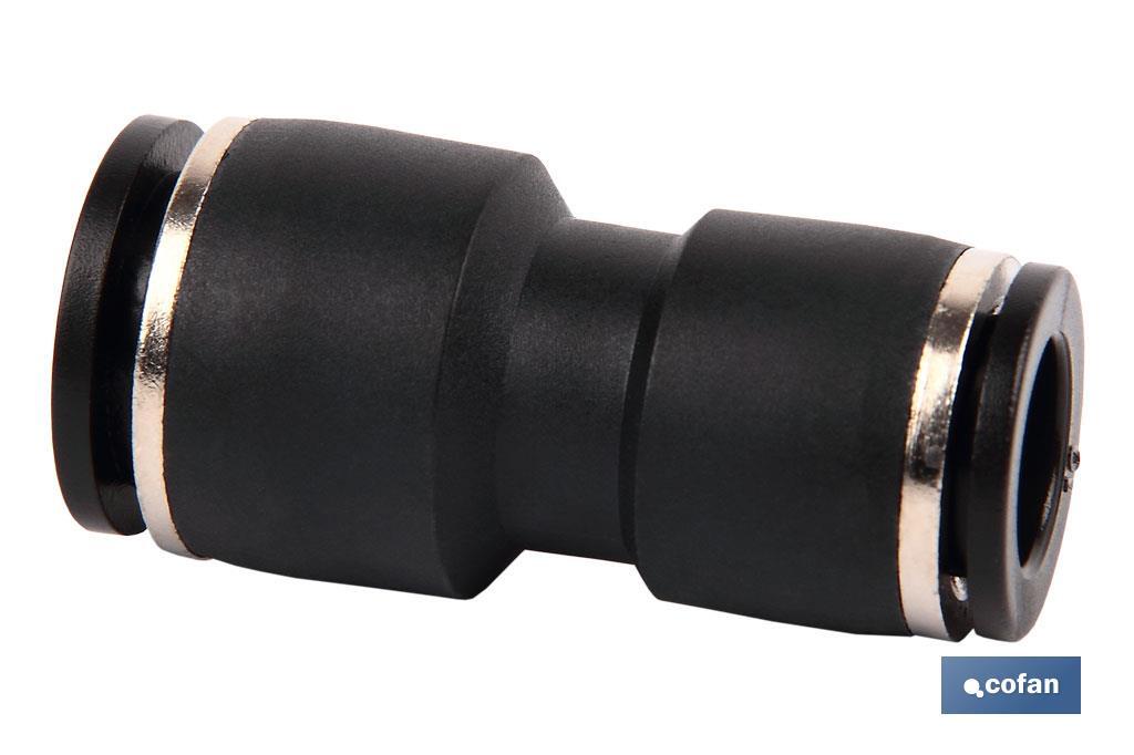 EMPALME RAPIDO REDUCCION PLASTICO T-10/8
