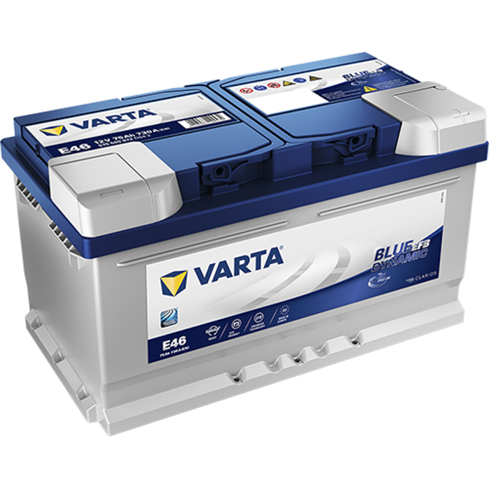 BATERÍA VARTA BLUE DYNAMIC EFB 75Ah 730 315x175x175