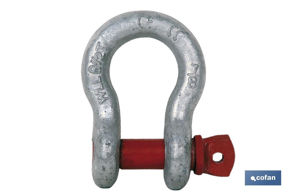 GRILLETE DE LIRA ALTA RESISTENCIA 1-1/8&quot; 29mm 9.5 Tn
