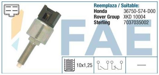 Interruptor stop mecánico FAE 24620