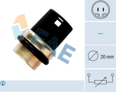 Sensor temperatura refrigerante FAE 33610