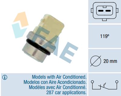 Termocontacto temperatura FAE 35310
