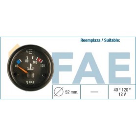 Reloj temperatura agua 12V FAE 99560
