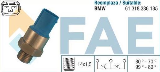 Termocontacto doble ventilador o 2 velocidades FAE 38383