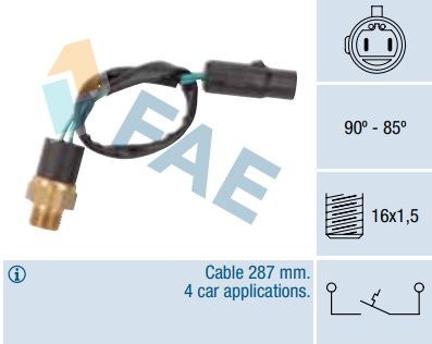 Termocontacto ventilador FAE 36620