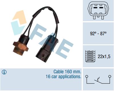 Termocontacto ventilador FAE 36230