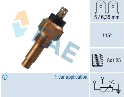 Termo-Resistencia - Termocontacto FAE 34260