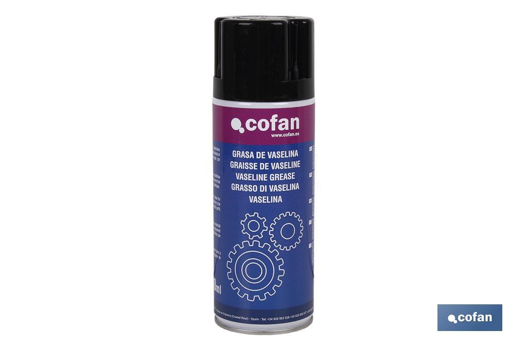 Grasa lubricante industrial de vaselina sin materiales pesados 400 ml COFAN